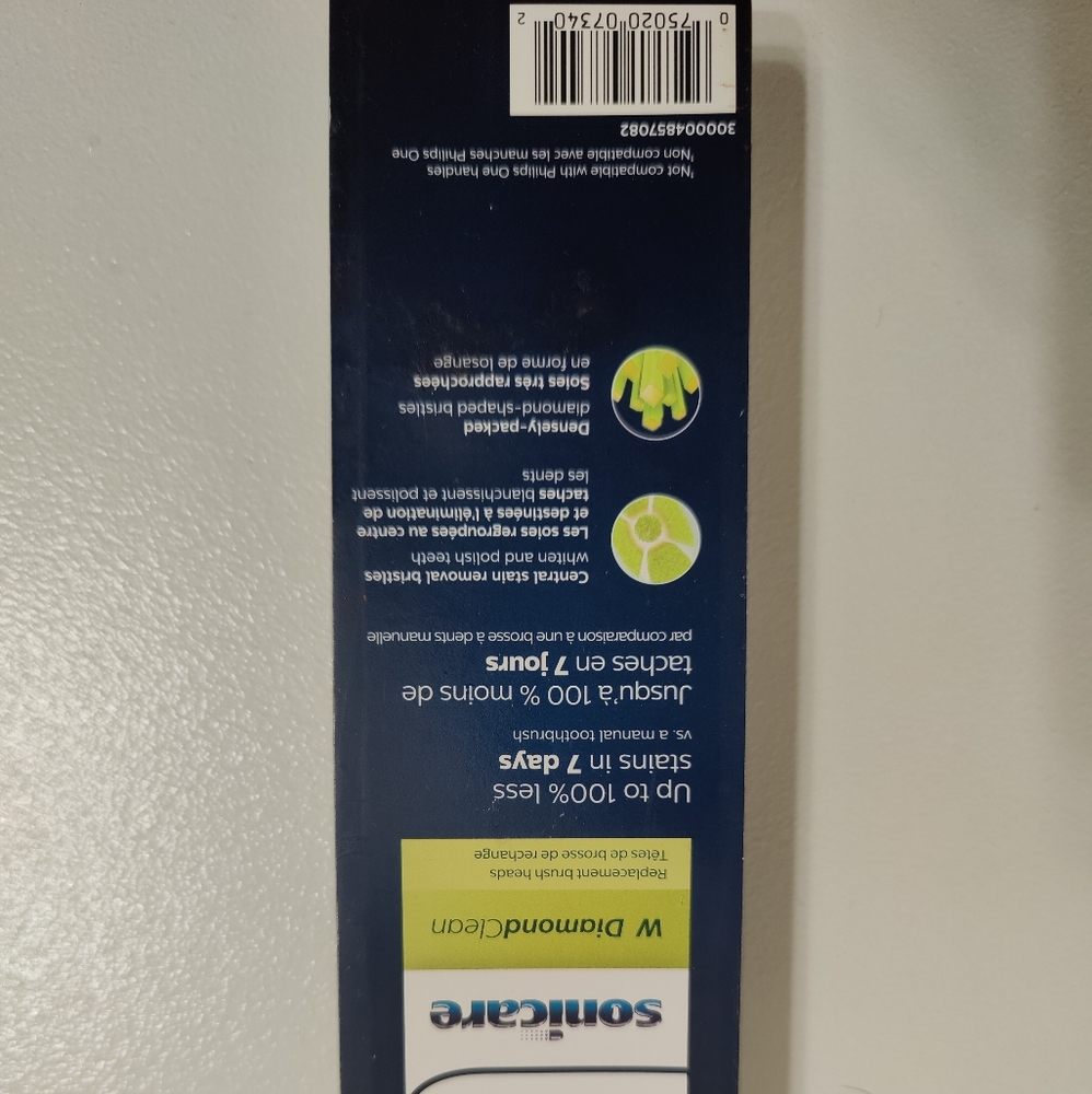 Philip Diamond clean tooth brush heads set